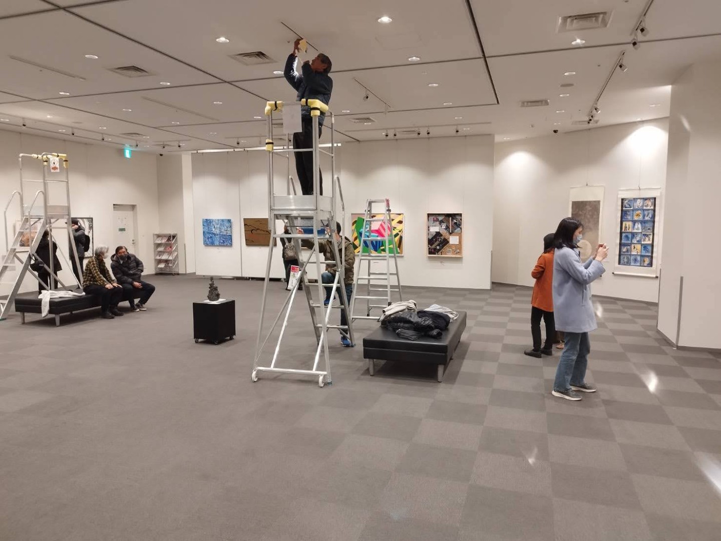 2025《日本橫濱神奈川現展-卯月展》佈置現場