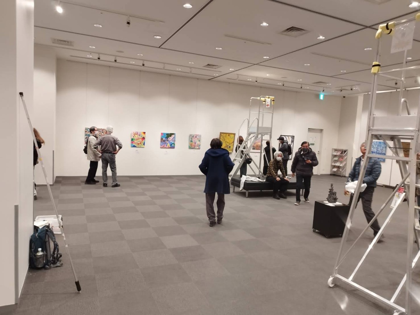 2025《日本橫濱神奈川現展-卯月展》佈置現場