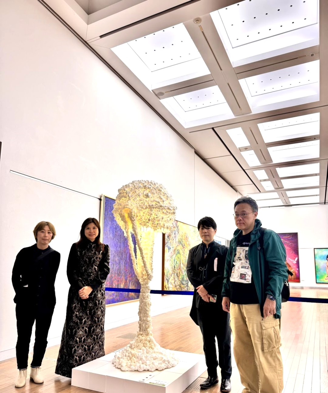 台灣與日本藝術家合影