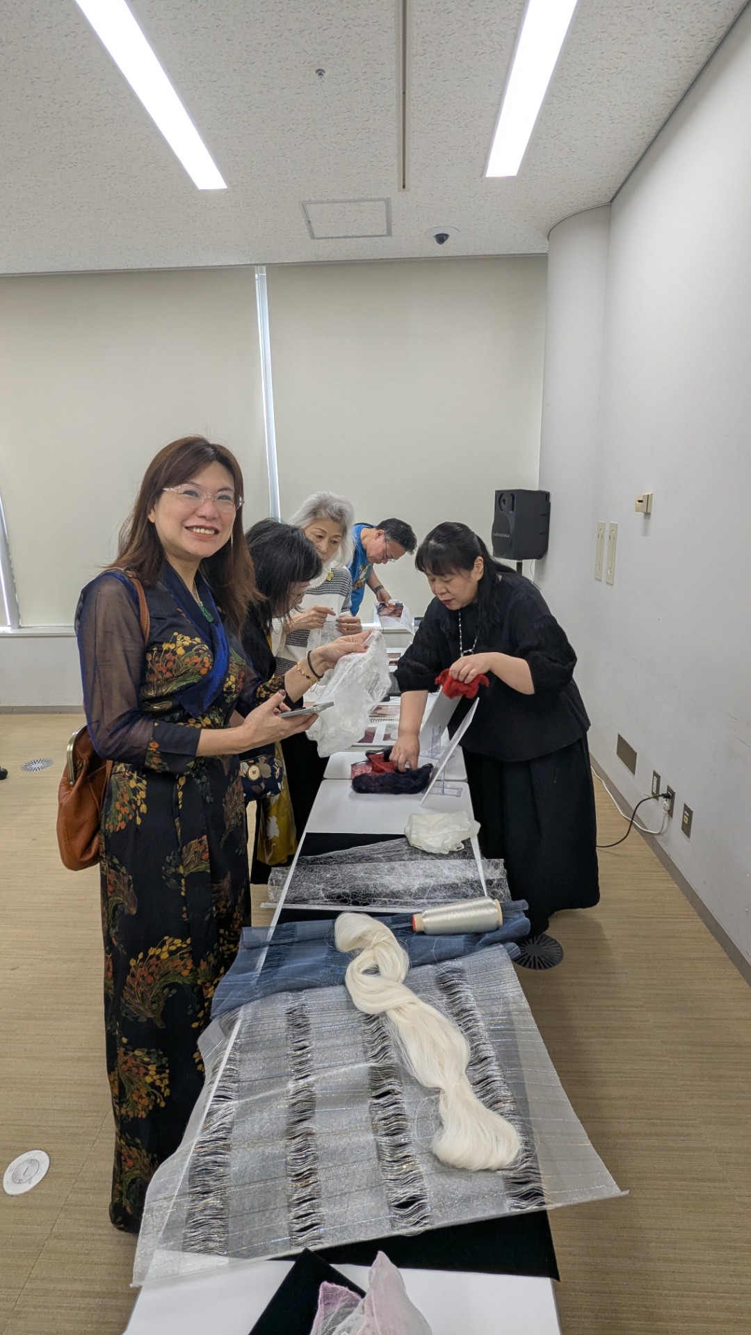 現展作家6人的小小開放工作室現場