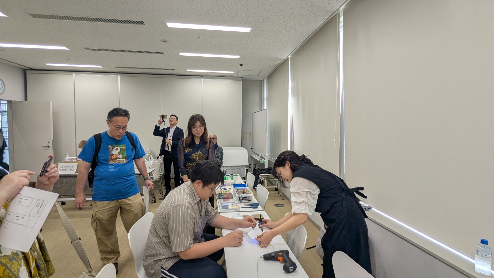 現展作家6人的小小開放工作室現場