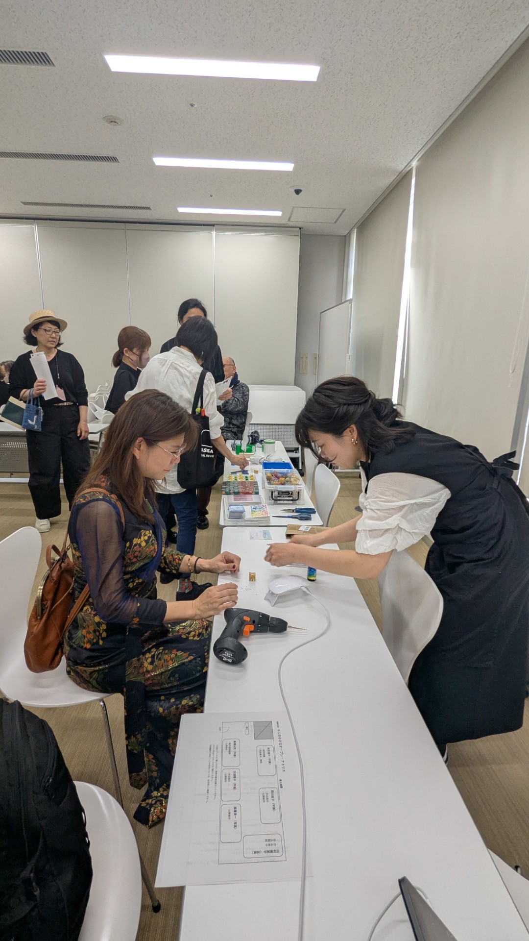 現展作家6人的小小開放工作室現場